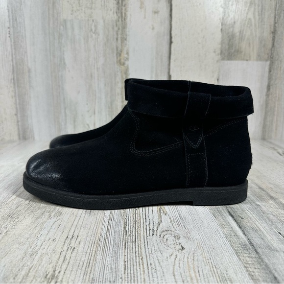 New UGG Josefene Cuff Black Women’s Suede Boots #164